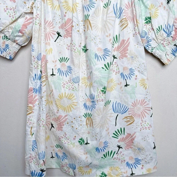 Zara Womens Size Small Off Shoulder Multicolor Print Over Mini Dress - Picture 8 of 14